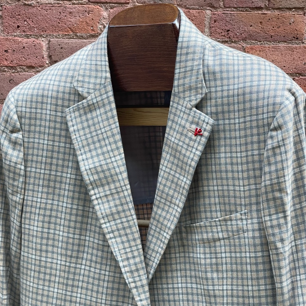 NWOT ISAIA Opulent Bespoke Vicuña Blend Handmade Sportcoat US 44 Unstructured